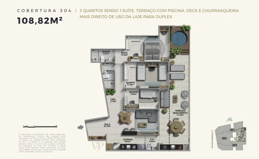 Apartamento, 3 quartos, 111 m² - Foto 13