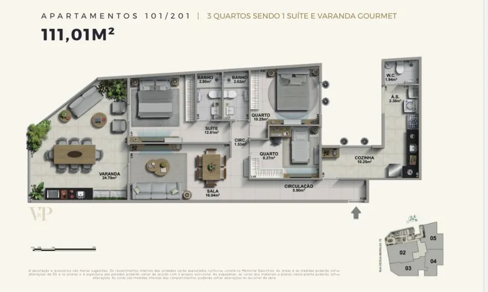 Apartamento, 3 quartos, 111 m² - Foto 11