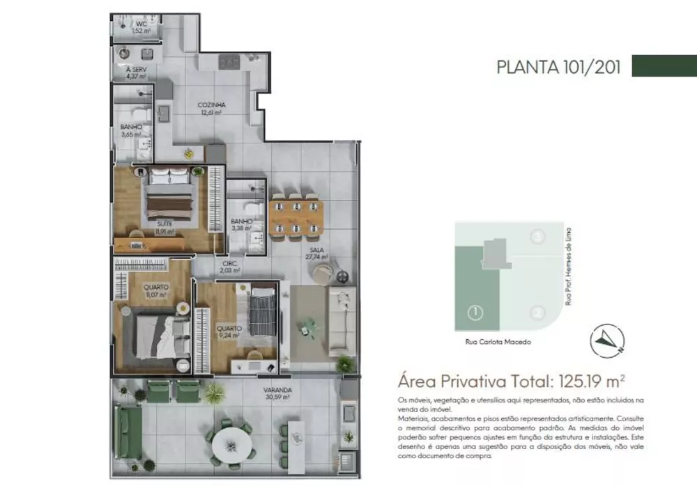 Apartamento, 3 quartos, 129 m² - Foto 24