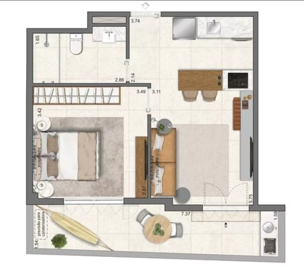 Apartamento, 2 quartos, 59 m² - Foto 19