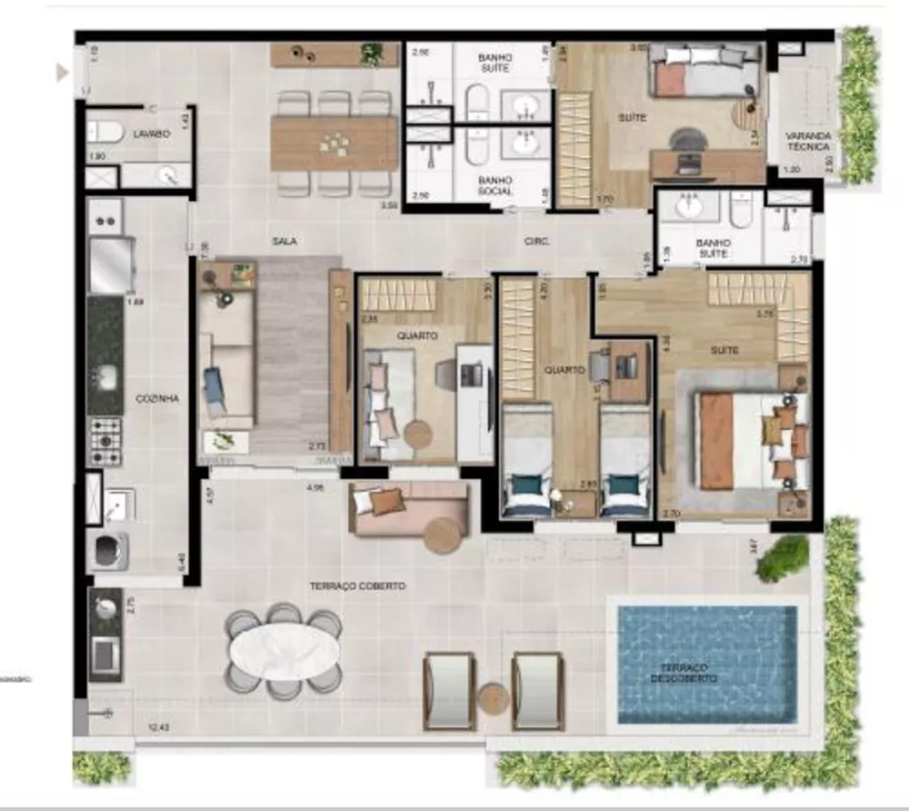 Apartamento, 4 quartos, 130 m² - Foto 4