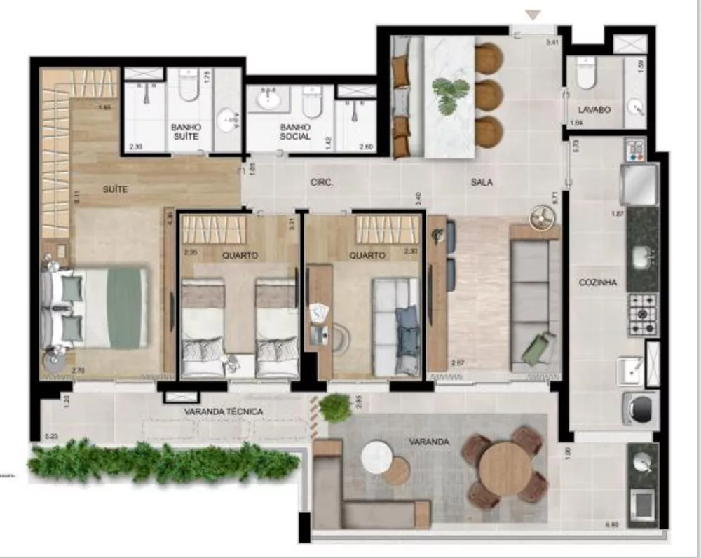 Apartamento, 4 quartos, 130 m² - Foto 27