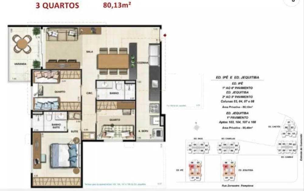 Apartamento, 3 quartos, 84 m² - Foto 9