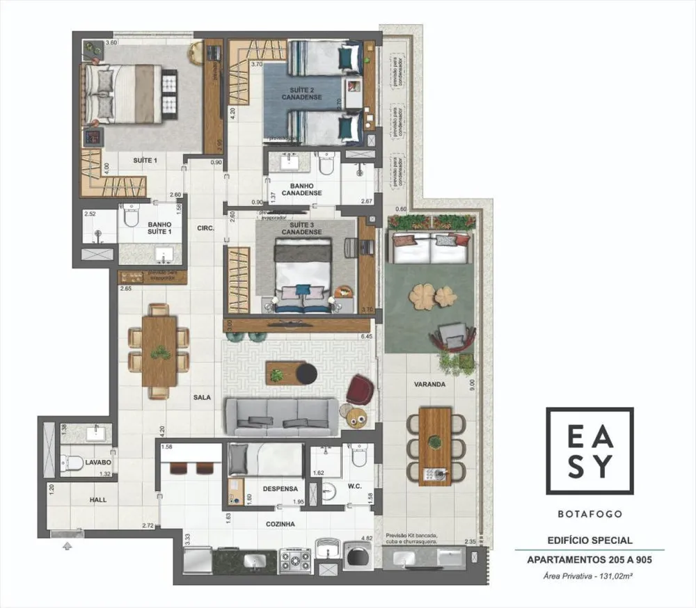 Apartamento, 3 quartos, 137 m² - Foto 48