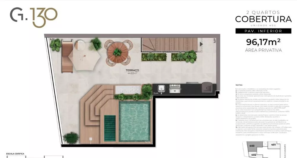 Cobertura, 2 quartos, 96 m² - Foto 11
