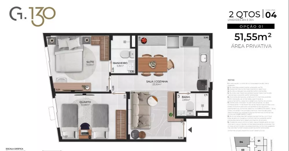 Cobertura, 2 quartos, 96 m² - Foto 18