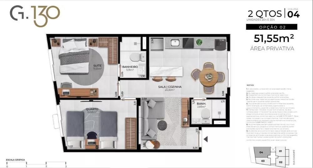 Cobertura, 2 quartos, 96 m² - Foto 29