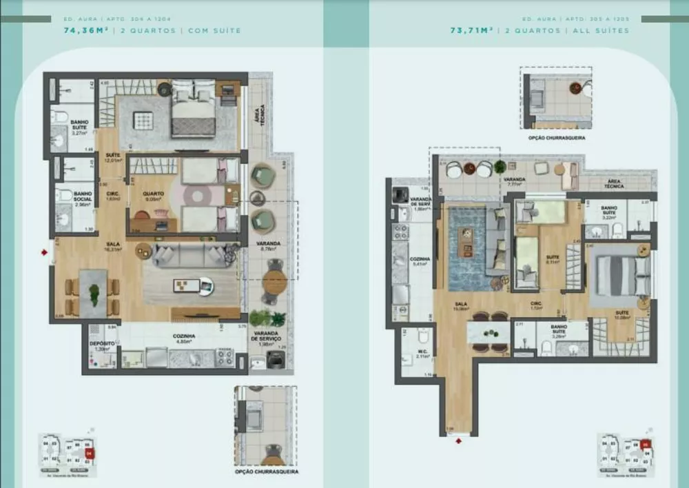 Apartamento, 3 quartos, 84 m² - Foto 17