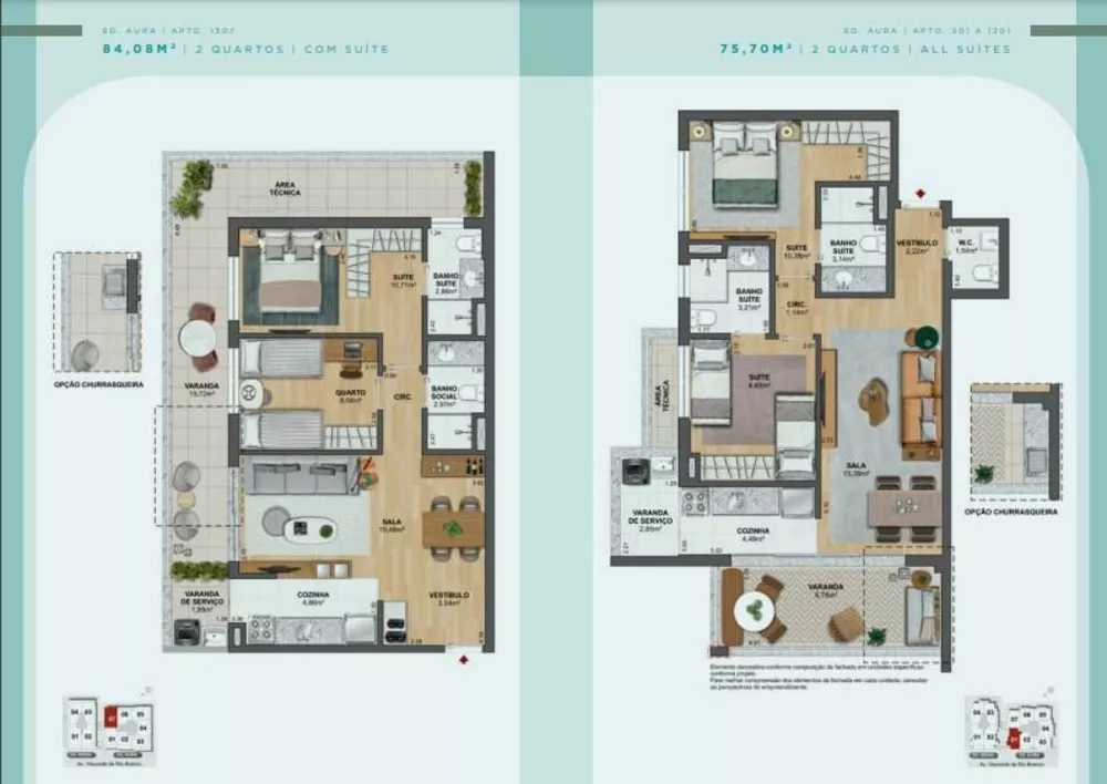 Apartamento, 3 quartos, 84 m² - Foto 7