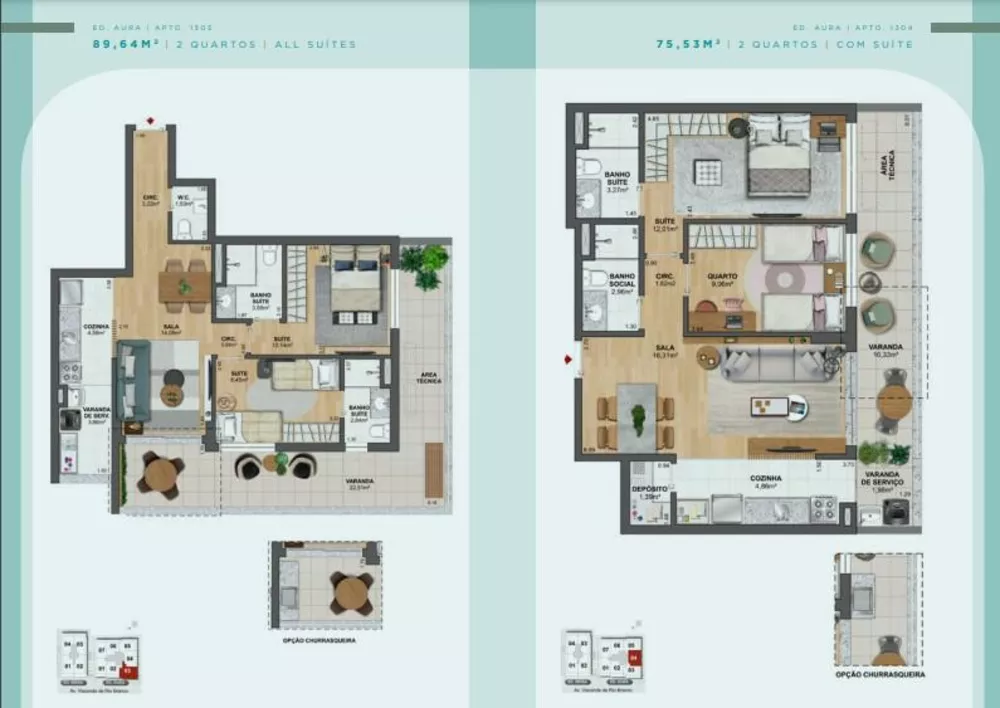 Apartamento, 3 quartos, 84 m² - Foto 21