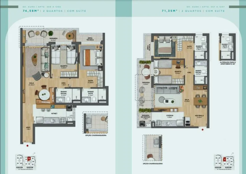 Apartamento, 3 quartos, 84 m² - Foto 39