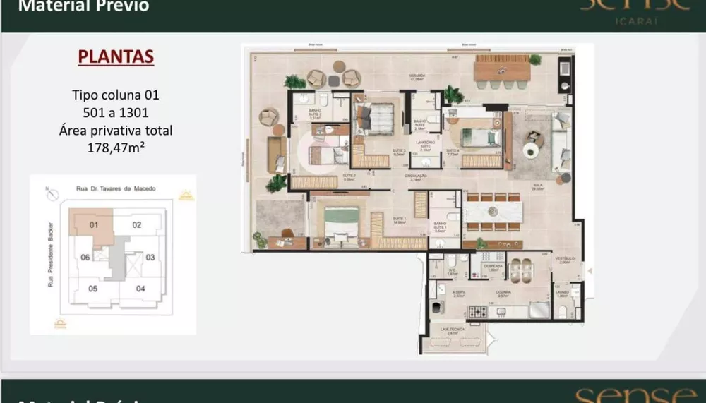 Apartamento, 4 quartos, 177 m² - Foto 1