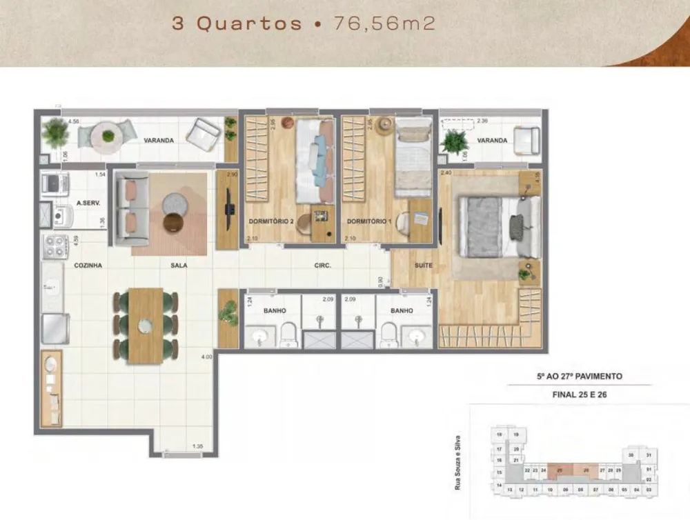 Apartamento, 1 quarto, 30 m² - Foto 30