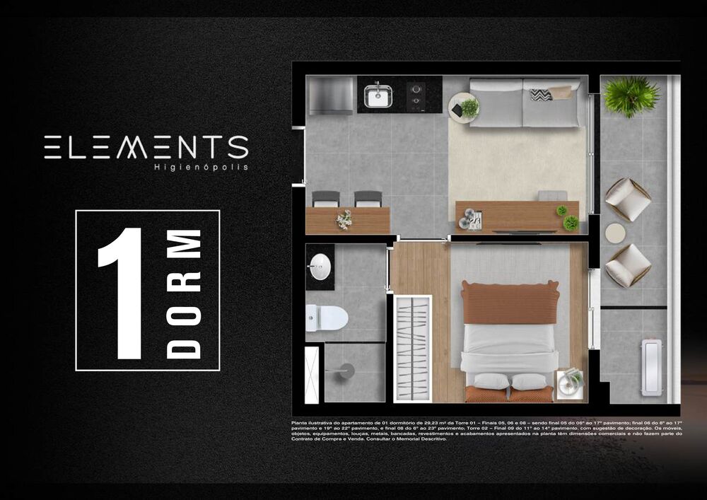 Apartamento, 2 quartos, 591 m² - Foto 1