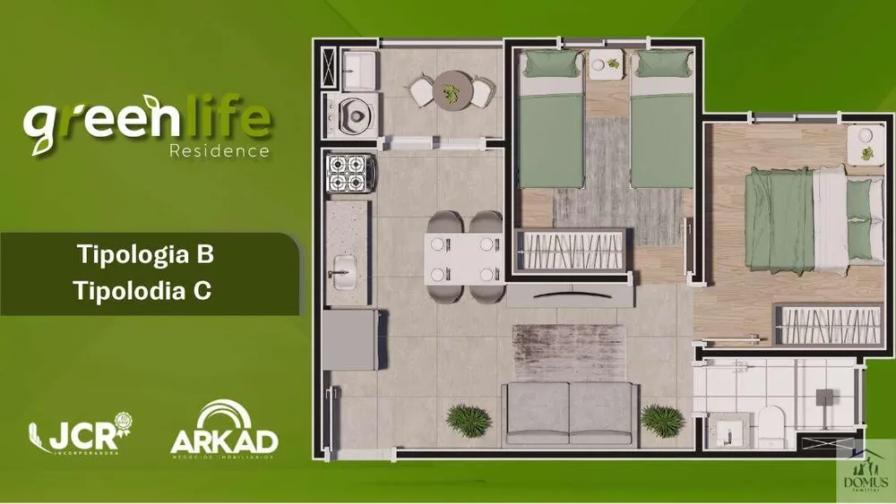 Apartamento, 2 quartos, 40 m² - Foto 6