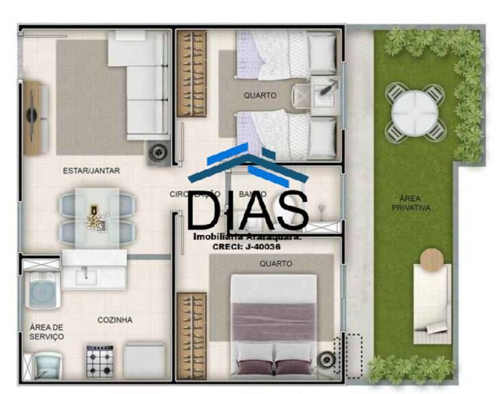 Apartamento, 2 quartos, 67 m² - Foto 2
