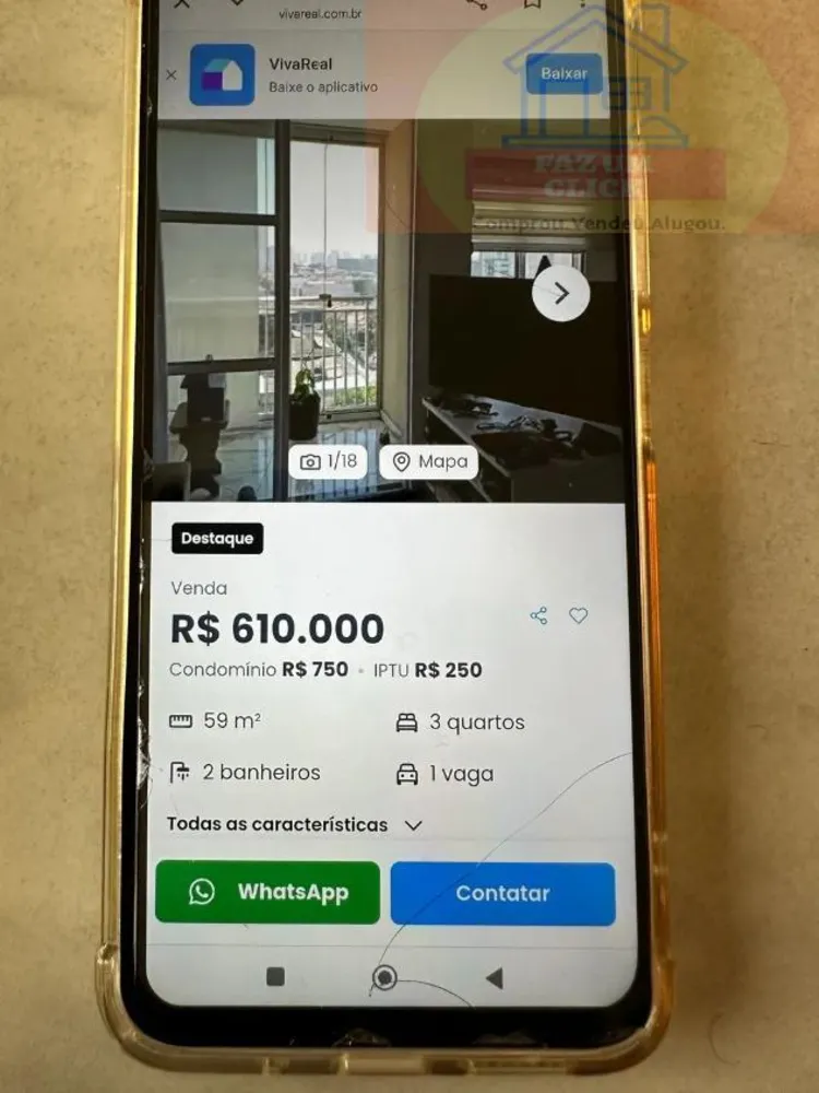 Apartamento, 3 quartos, 59 m² - Foto 1