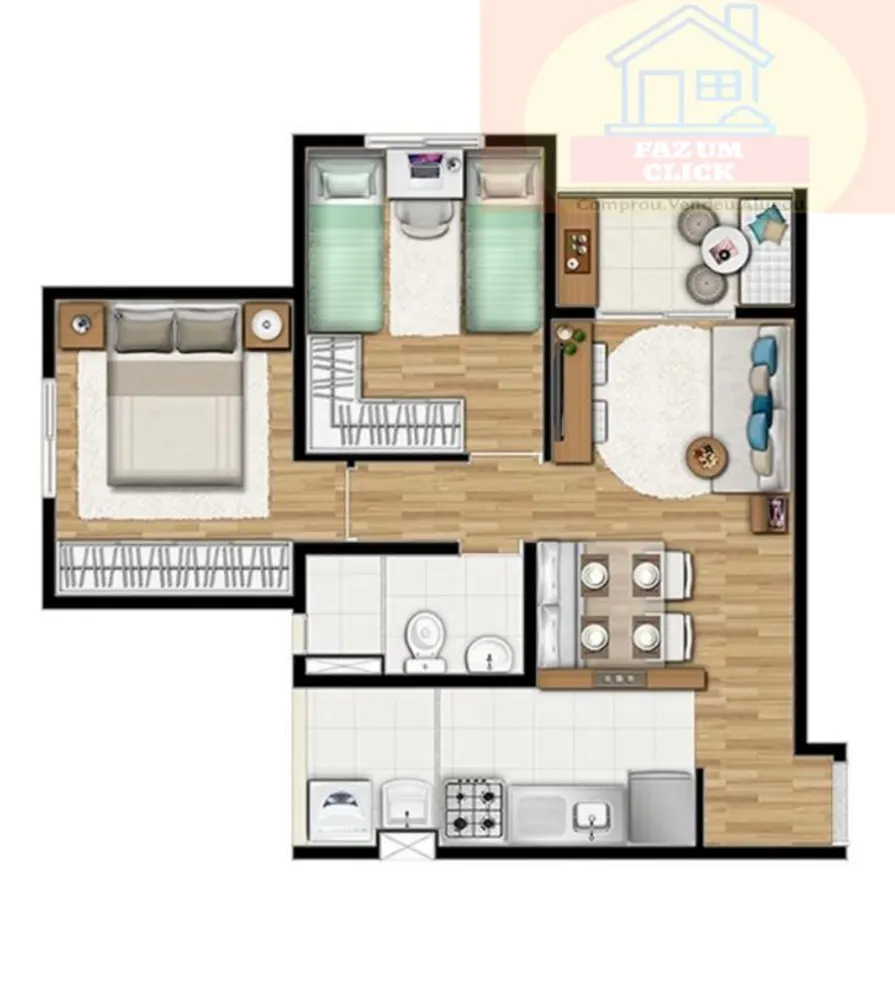 Apartamento, 2 quartos, 45 m² - Foto 13