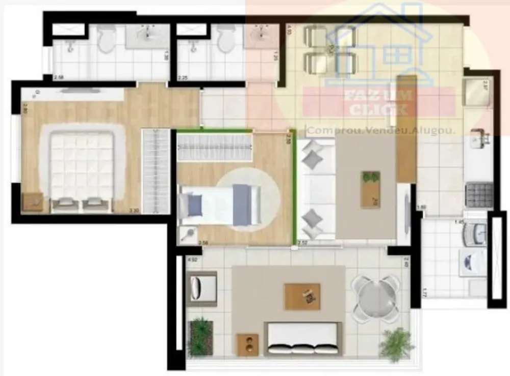 Apartamento, 2 quartos - Foto 12