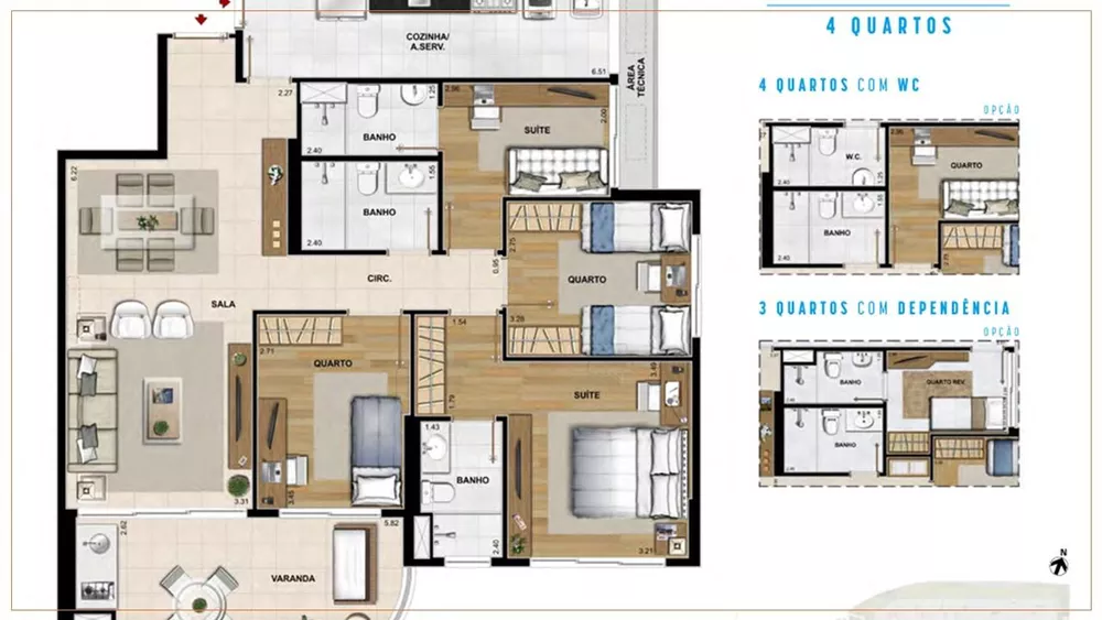 Apartamento, 3 quartos, 118 m² - Foto 21