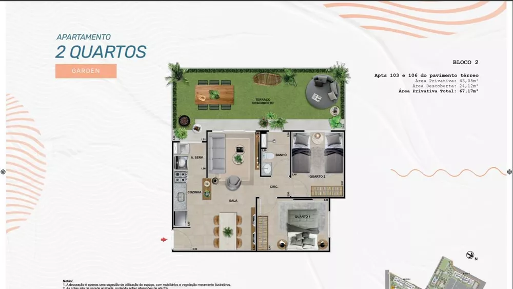 Apartamento, 2 quartos, 46 m² - Foto 24