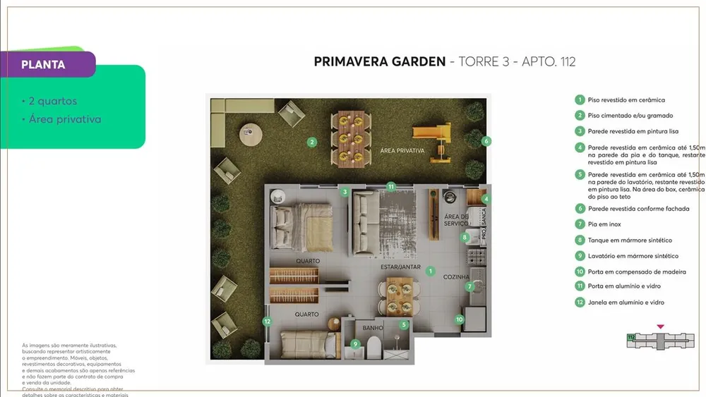 Apartamento, 2 quartos, 35 m² - Foto 12