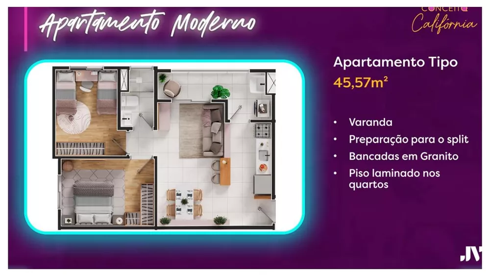 Apartamento à venda com 2 quartos, 45m² - Foto 6