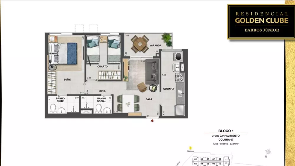 Apartamento, 3 quartos, 66 m² - Foto 36