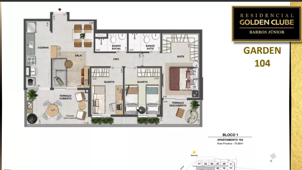 Apartamento, 3 quartos, 66 m² - Foto 27