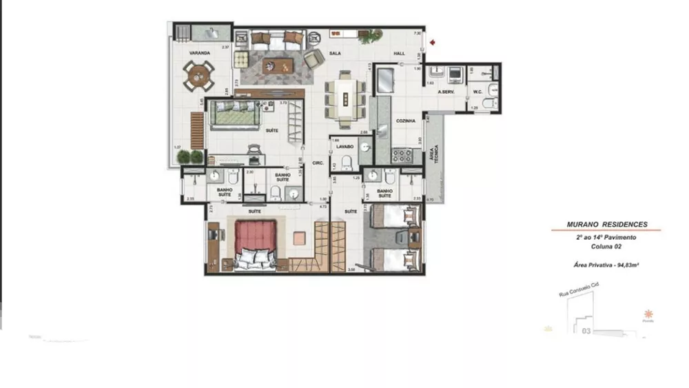 Apartamento, 3 quartos, 95 m² - Foto 19