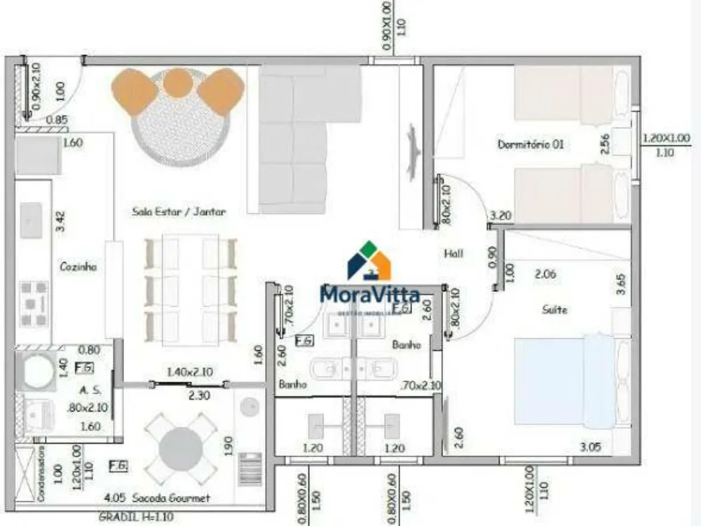 Apartamento, 2 quartos, 70 m² - Foto 10
