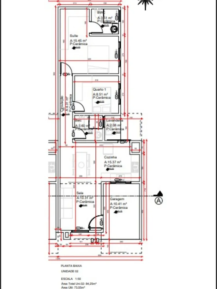 Casa, 2 quartos, 84 m² - Foto 8