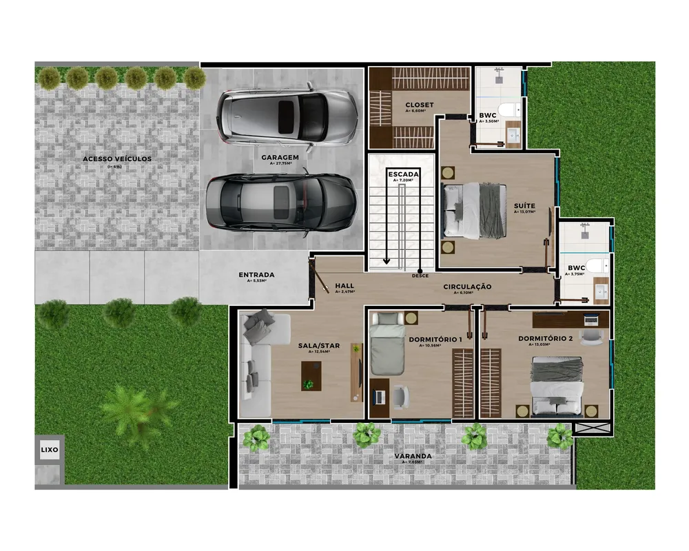 Casa, 3 quartos - Foto 15