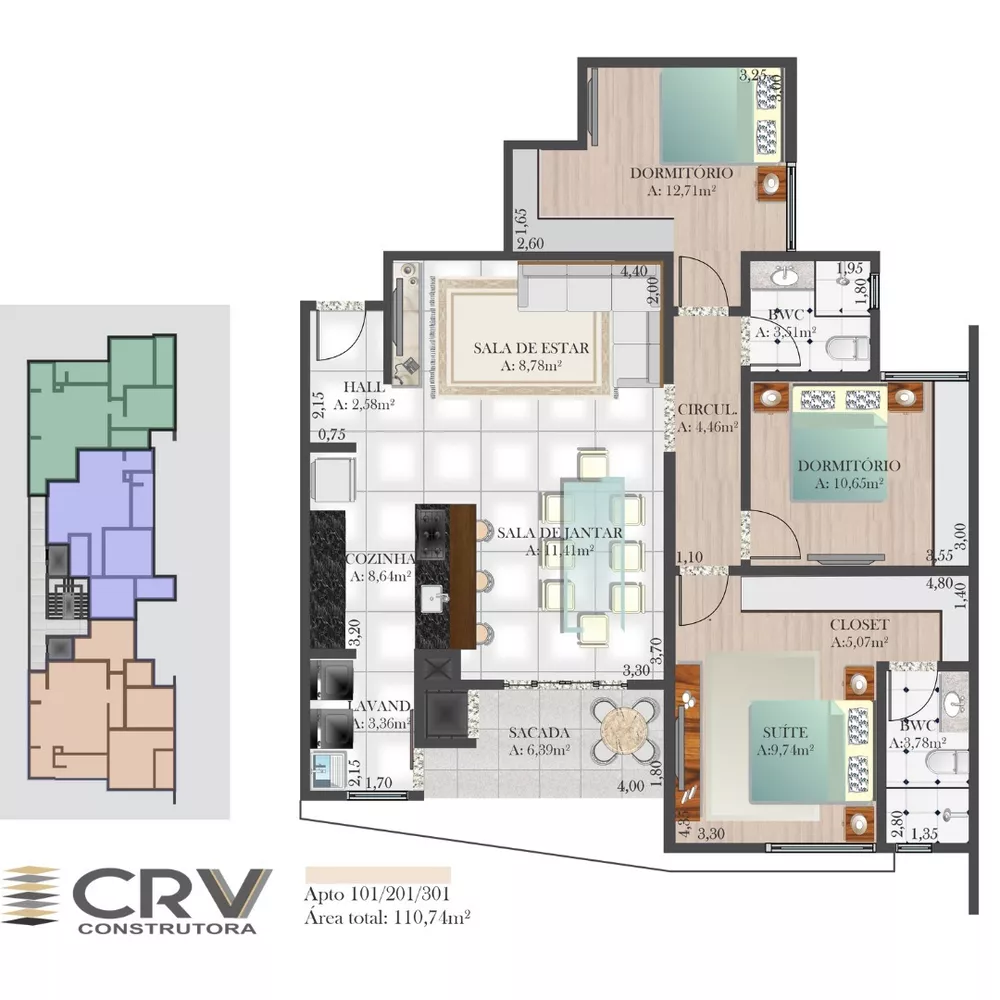 Apartamento, 2 quartos, 89 m² - Foto 12