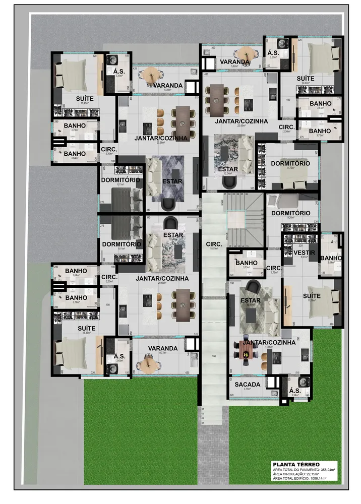 Apartamento, 2 quartos, 89 m² - Foto 4