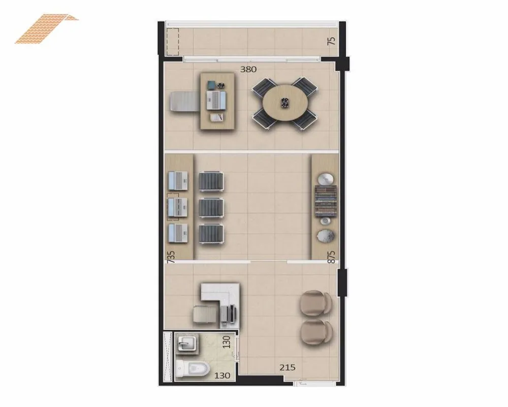 Sala-Conjunto, 56 m² - Foto 8