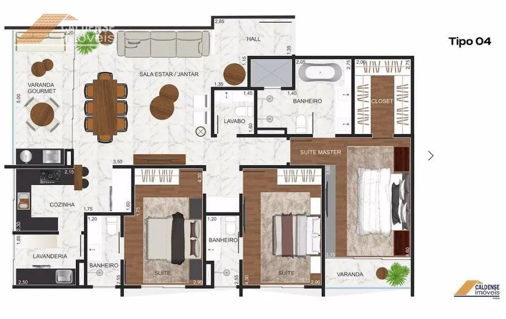 Apartamento, 4 quartos, 333 m² - Foto 2