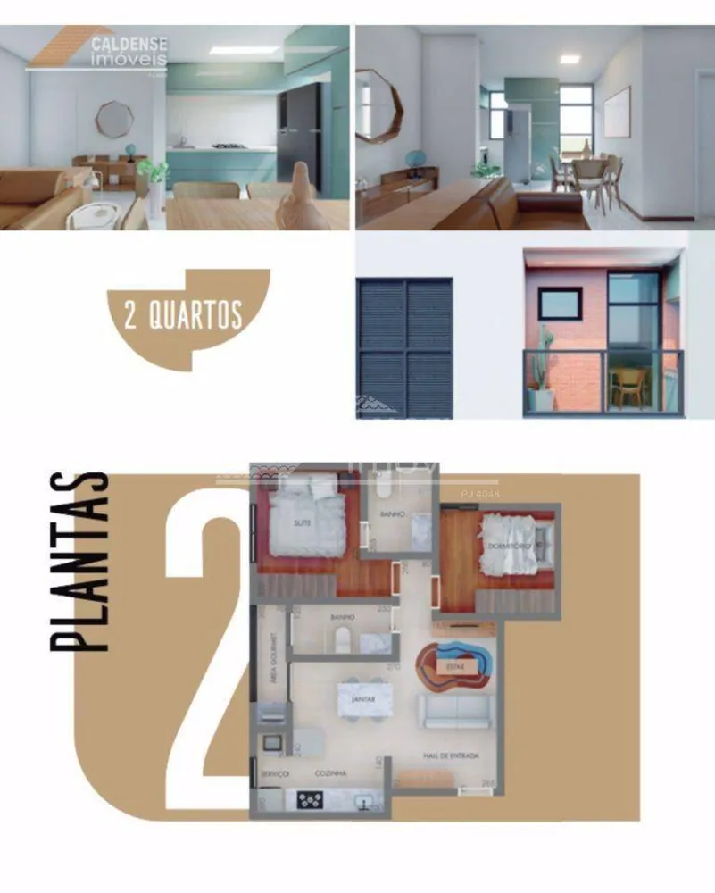 Apartamento, 2 quartos, 58 m² - Foto 3
