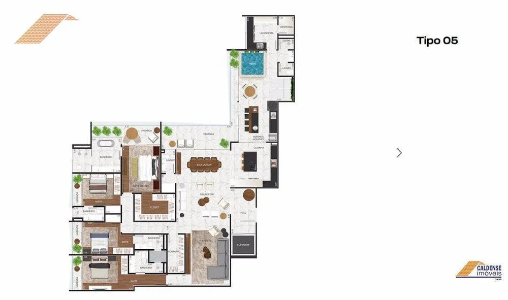 Apartamento, 3 quartos, 138 m² - Foto 3