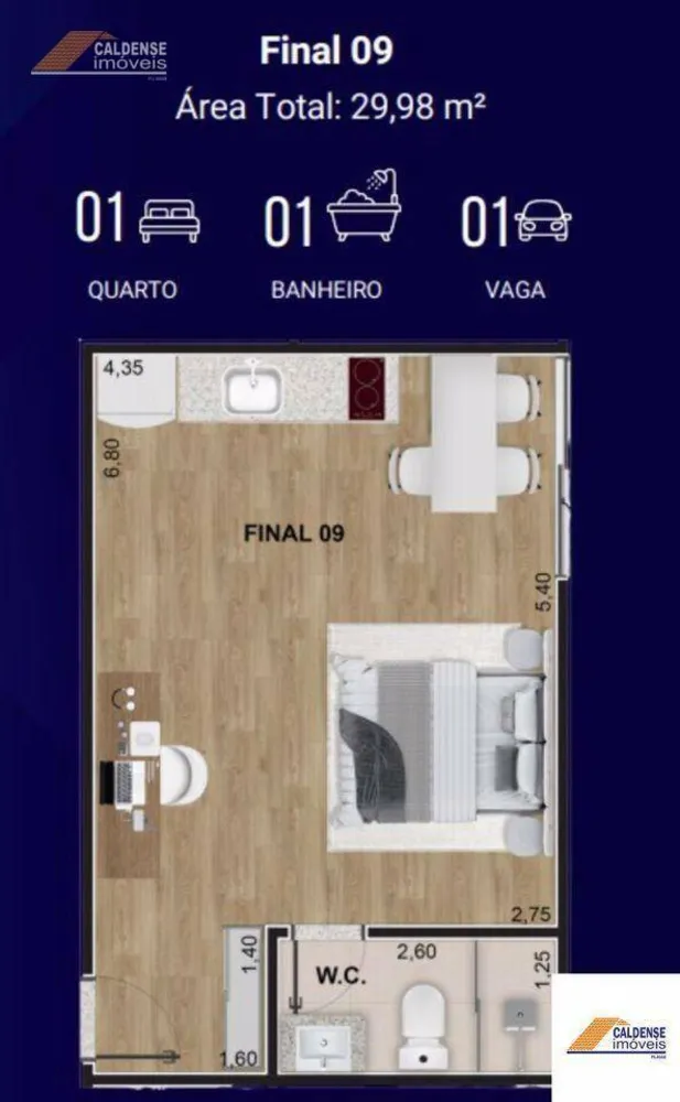 Apartamento, 32 m² - Foto 11