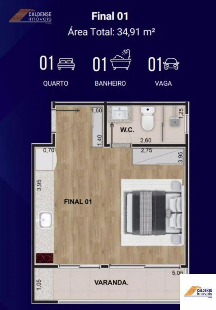 Apartamento, 32 m² - Foto 10
