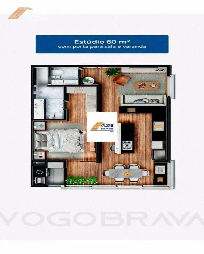 Apartamento, 1 quarto, 60 m² - Foto 16