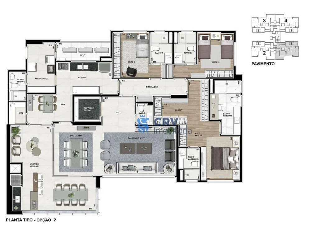 Apartamento, 3 quartos, 216 m² - Foto 6