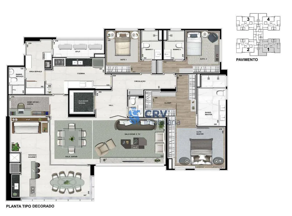 Apartamento, 3 quartos, 216 m² - Foto 8
