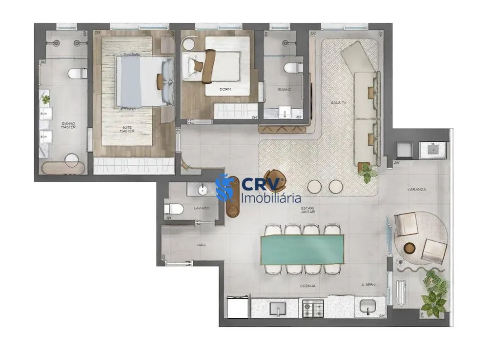 Apartamento, 2 quartos, 111 m² - Foto 3