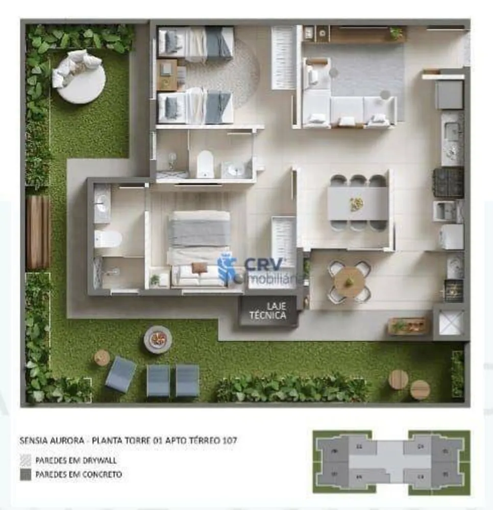 Apartamento, 2 quartos, 56 m² - Foto 9