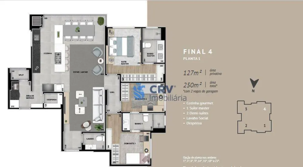 Apartamento, 3 quartos, 137 m² - Foto 5