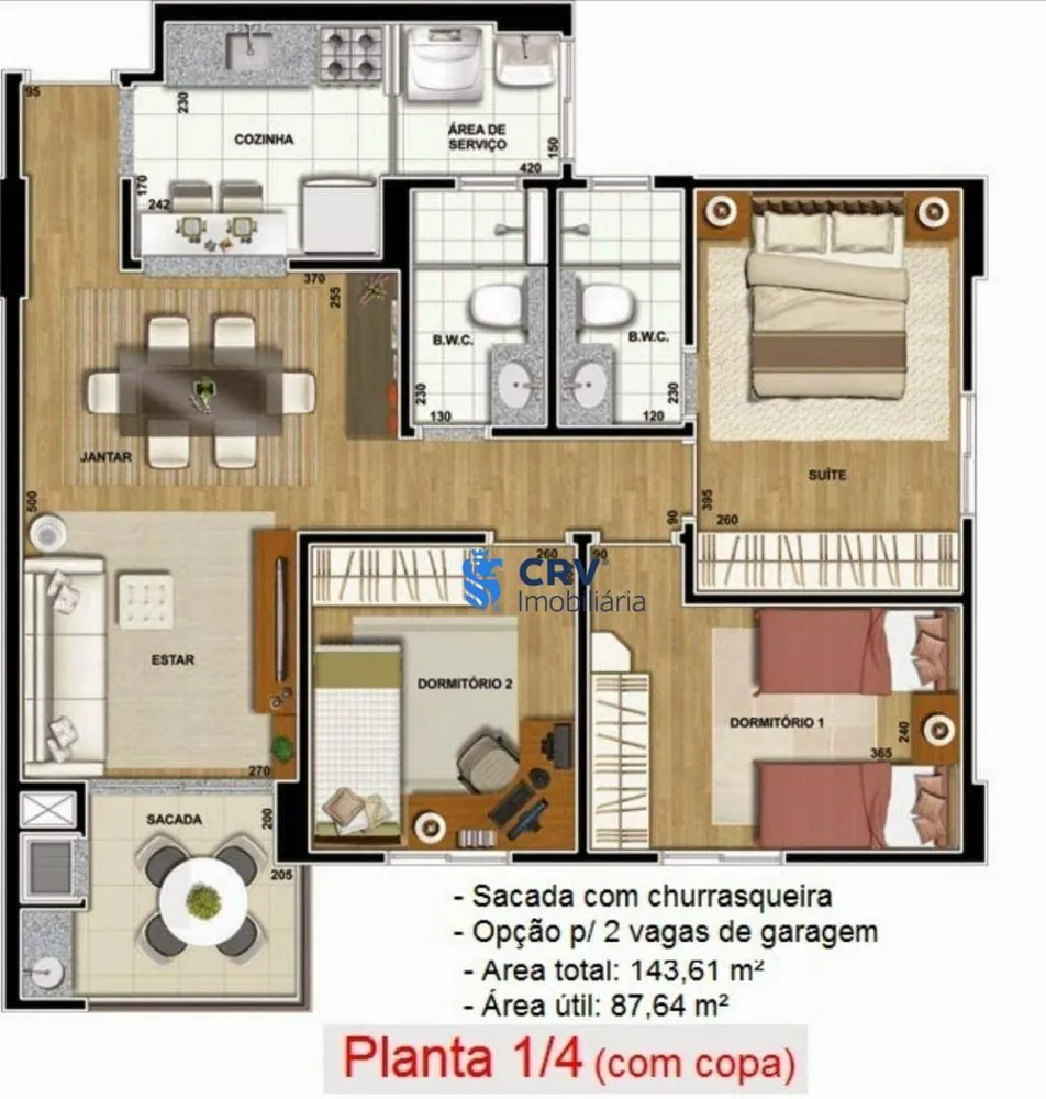 Apartamento, 3 quartos, 88 m² - Foto 6