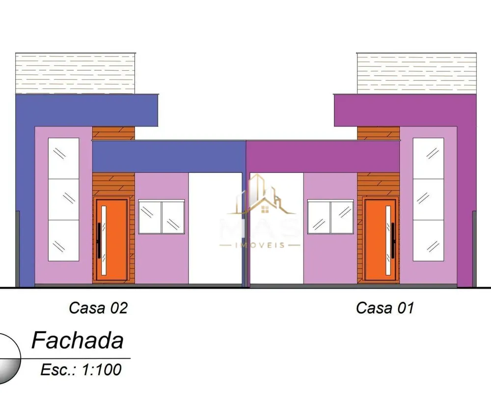 Casa, 2 quartos - Foto 1