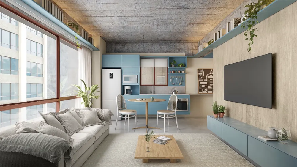 Apartamento, 1 quarto, 33 m² - Foto 2